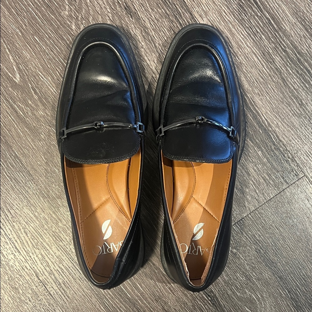 Black Leather Loafers